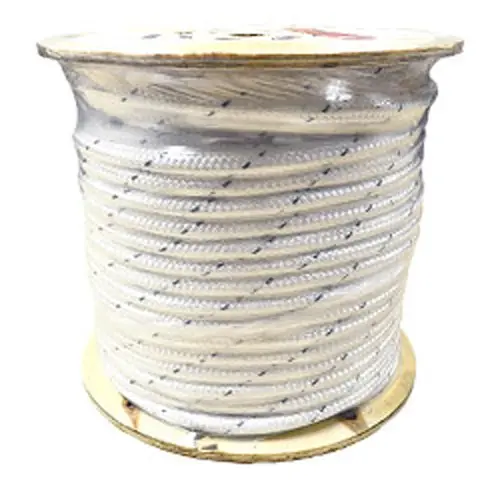 1/2" White Double-Braid Polyester Rope – 600 Feet, Model 347146 1