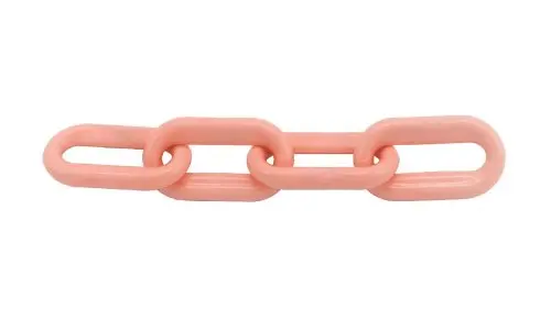 1-Inch Pink Plastic Safety Chain – 250 Feet 1