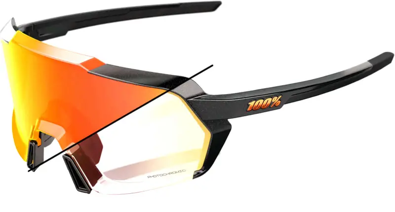 100% Korbin Cycling Sunglasses In Gloss Metallic Black 1