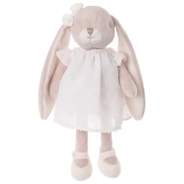 12-Inch Lena Bunny Plush In Nightgown With Long Floppy Ears 1