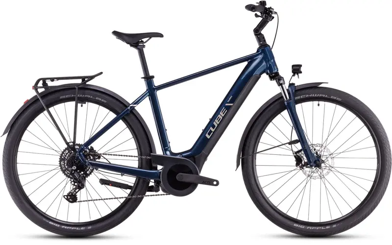 2025 Cube Touring Hybrid One 500 E-Bike – Deep Sea Blue 1