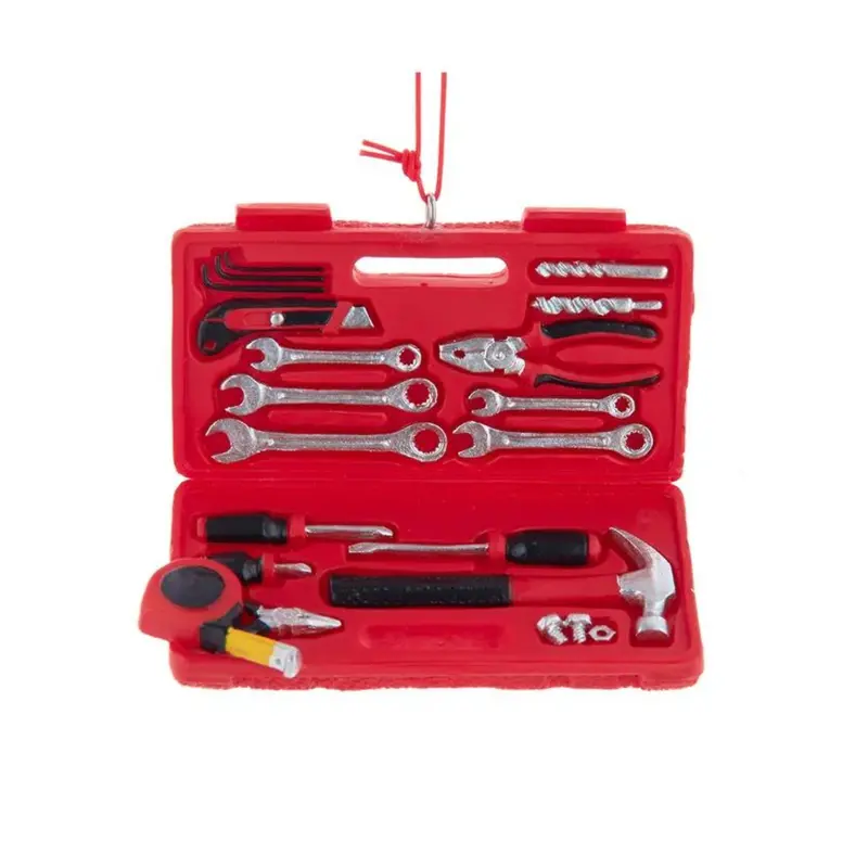 3-Inch Tool Case Ornament – Realistic Mini Hardware Decor 1