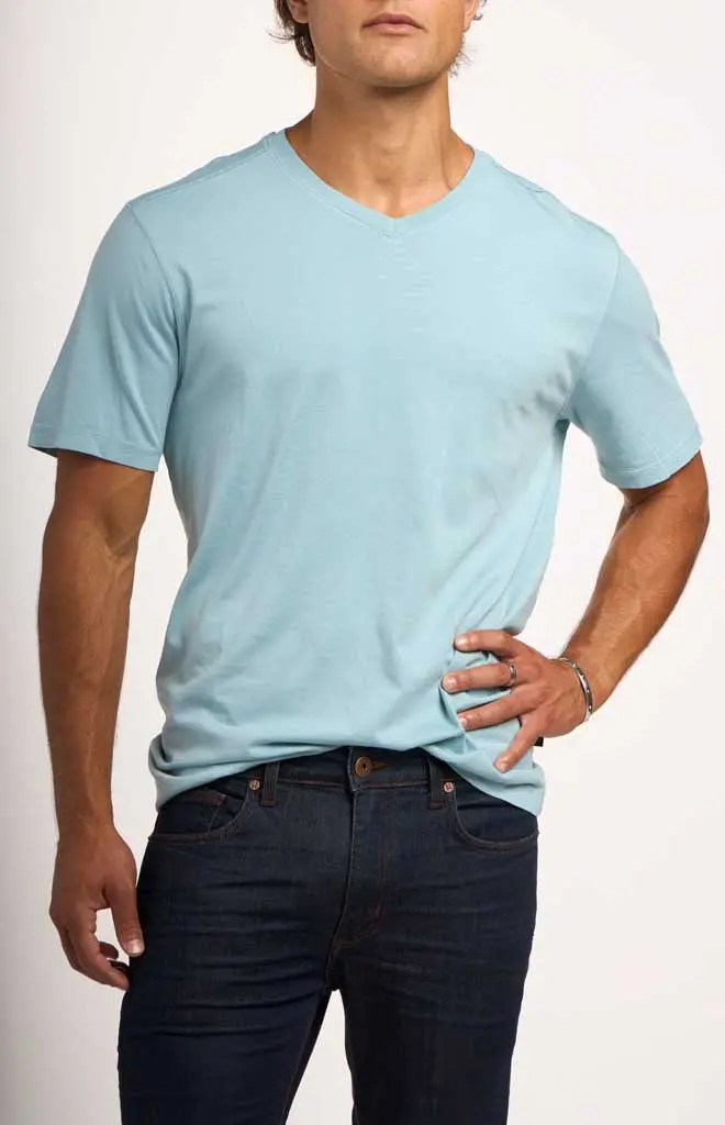 34 Heritage Short-Sleeve V-Neck Cotton T-Shirt 1