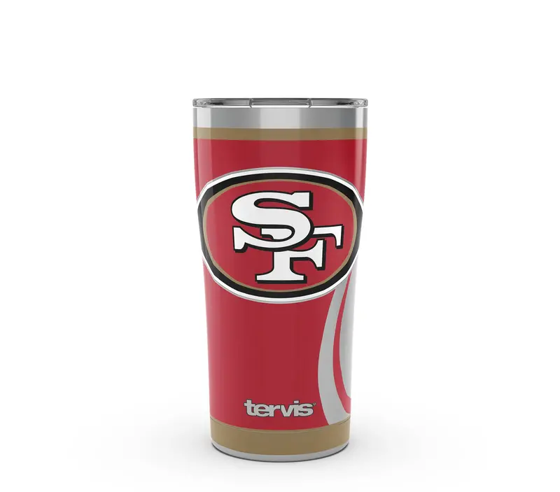 49Ers Rush Insulated Tumbler – 20 Oz Stainless Steel With Slider Lid 1