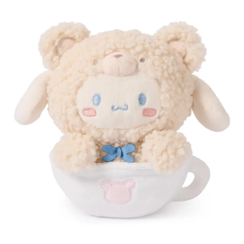 6-Inch Cinnamoroll Café Latte Bear Plush – Costumed Stuffed Toy 1
