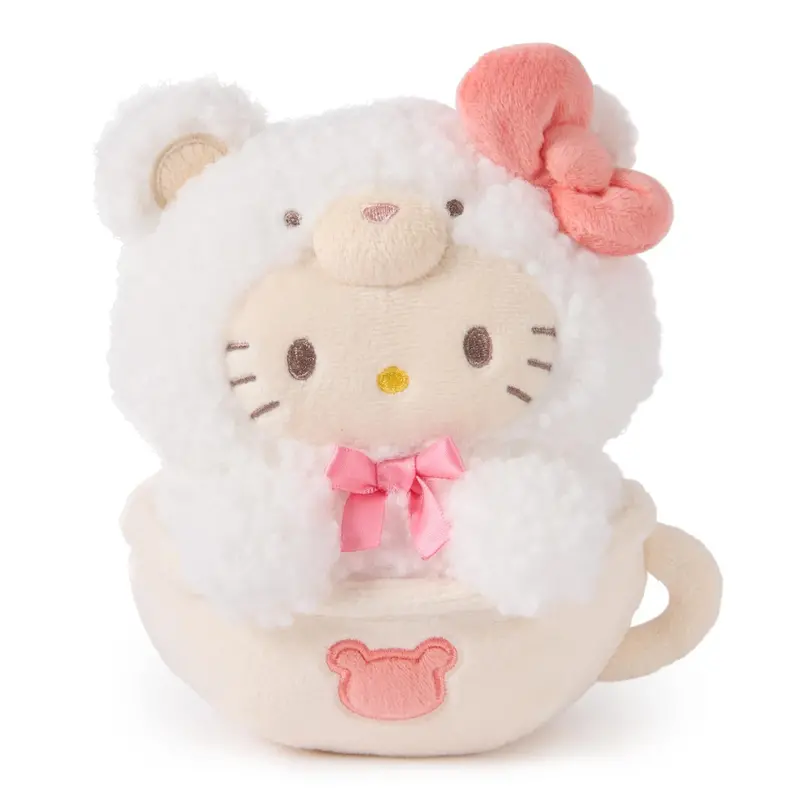 6-Inch Hello Kitty Café Latte Bear Plush – Themed Stuffed Animal 1
