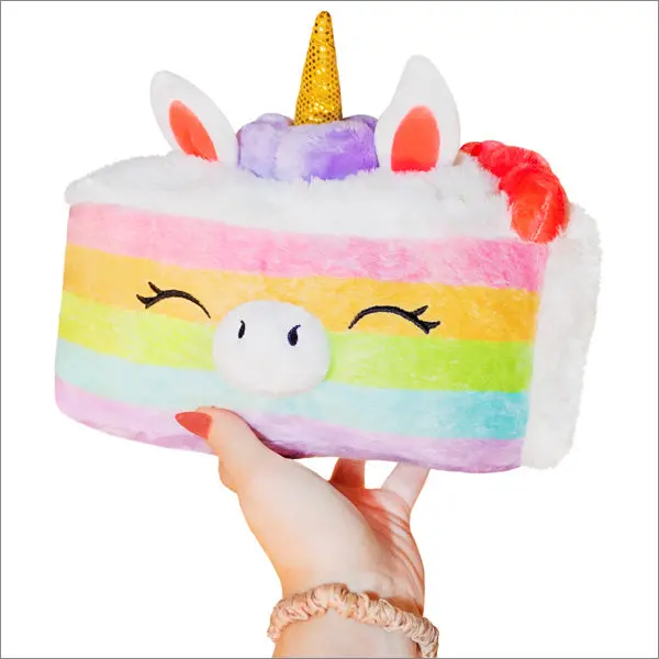 7-Inch Unicorn Cake Squishable Plush – Soft Stuffed Collectible 1