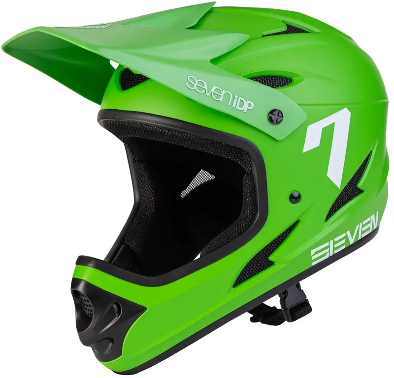7Idp M1 Junior Full-Face Cycling Helmet – Green 1