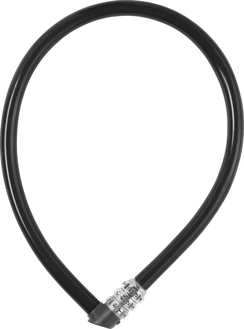 Abus 3406K 6Mm × 55Cm Combination Cable Lock – Secure Black 1