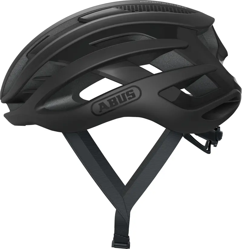Abus Airbreaker Elite Black Road Cycling Helmet With Aerodynamic Design 1