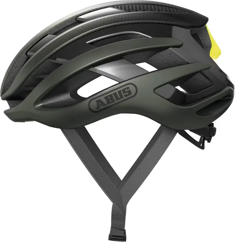 Abus Airbreaker Road Cycling Helmet – Green, Aerodynamic & Lightweight 1