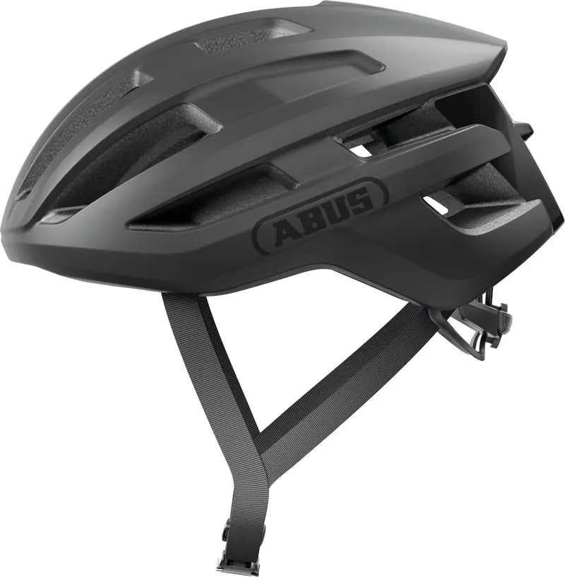 Abus Powerdome Road Cycling Helmet – Gloss Black Finish 1