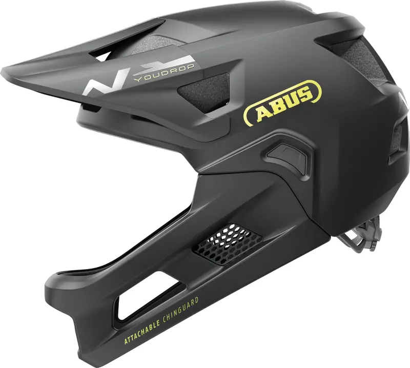 Abus Youdrop Ff Black Full-Face Junior Mtb Helmet 1