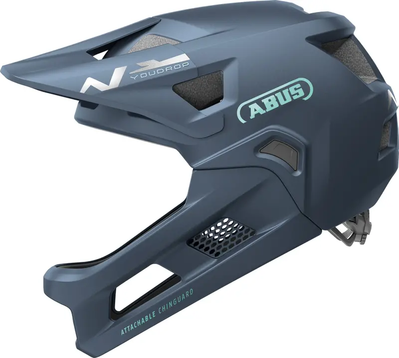 Abus Youdrop Ff Blue Full-Face Junior Mtb Helmet 1
