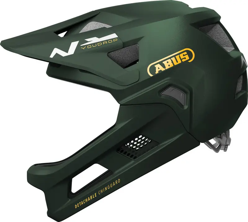 Abus Youdrop Ff Green Full-Face Junior Mtb Helmet 1