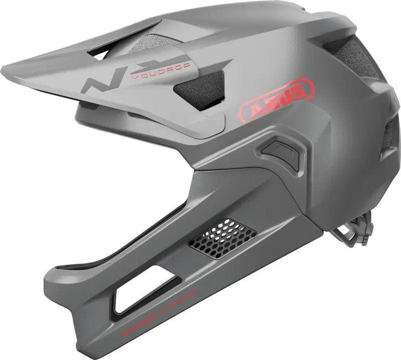 Abus Youdrop Ff Grey Full-Face Junior Mtb Helmet 1