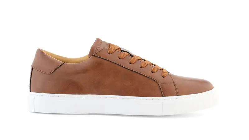 Ace Marks Brett Perforated Leather Sneaker – Breathable Casual Style 1