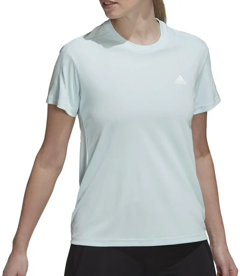 Adidas Run It Women'S Breathable Short-Sleeve Running Top – Cobalt Blue 1