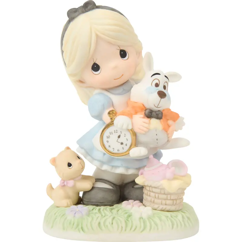 Alice In Wonderland Friendship Figurine – 'It’S Never Too Late For Fun' By Precious Moments 1