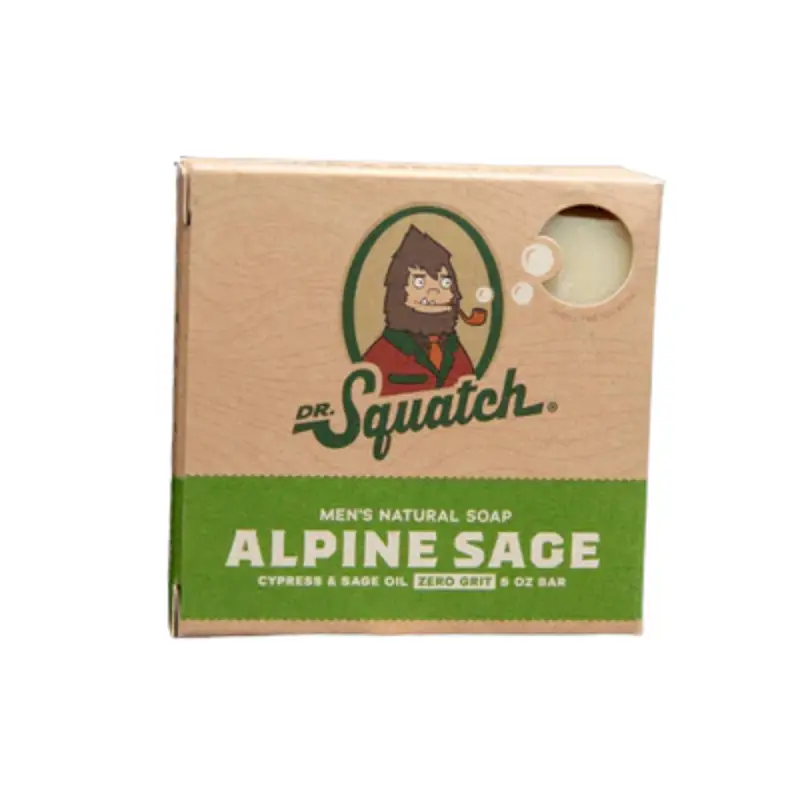 Alpine Sage All-Natural Men’S Bar Soap By Dr. Squatch – Mountain-Fresh 1.39 Oz 1
