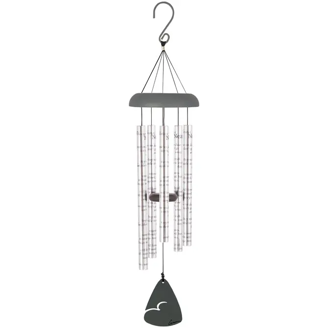 Always Near Sonnet Wind Chime – 30" Sympathy Memorial Outdoor Decor 1