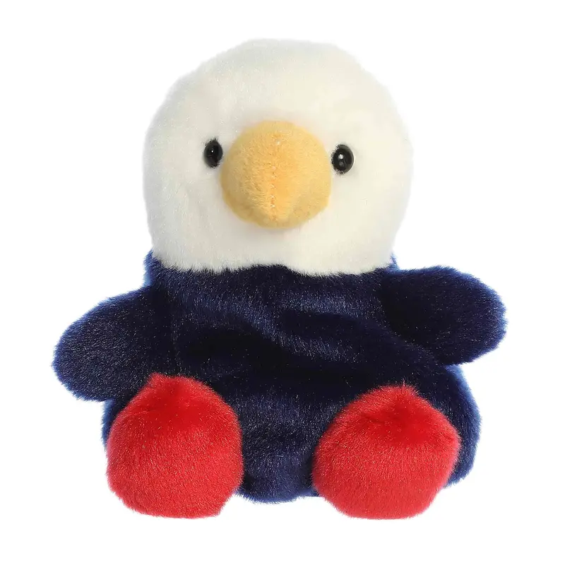 Americana Eagle Plush Toy – 5-Inch Palm Pal Stuffed Animal 1