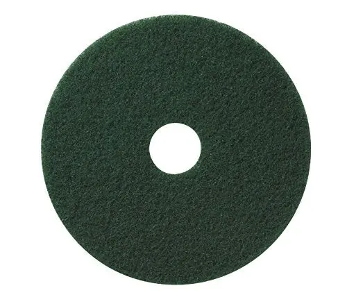 Americo 400314 Green Scrubbing Floor Pads – 14" Diameter, 5-Pack 1