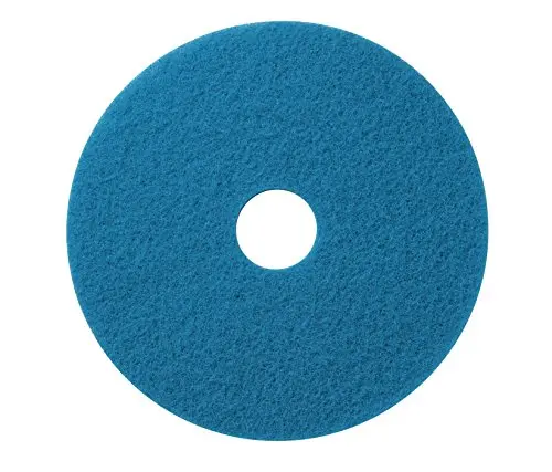 Americo 400418 Blue Scrubbing Floor Pads – 18" Diameter, 5-Pack 1