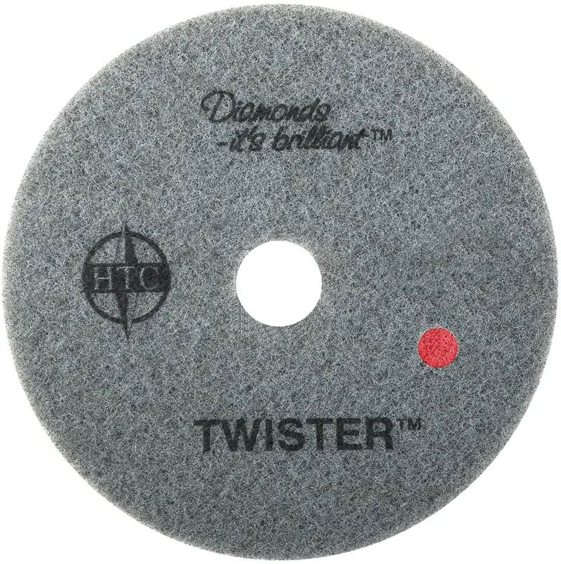 Americo Twister Red 400-Grit Heavy-Duty Cleaning Pad – 12" Diameter, 2-Pack 1