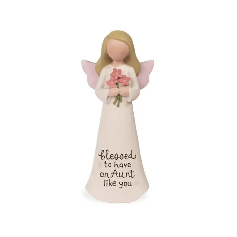 Angel Figurine – 'Blessed To Have An Aunt Like You' Sentimental Gift, 5" 1