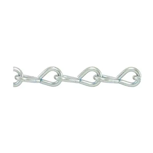 Angelika & Sun Bright-Zinc Jack Chain — Size #8 × 0.162", 100-Foot Length 1