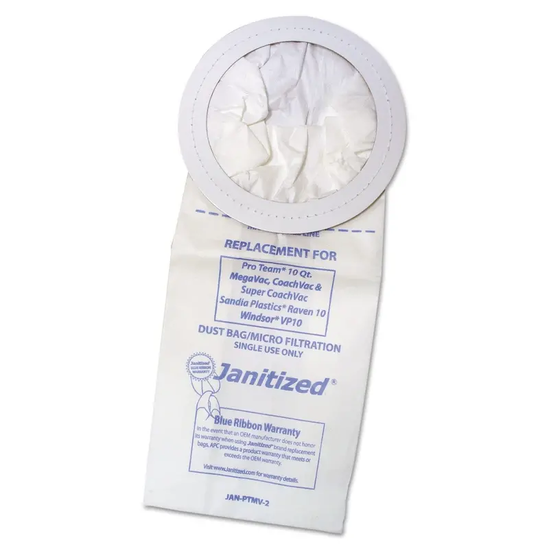 Apcjanptmv2 — Janitized Proteam Backpack Vacuum Filter Replacement — 10 Per Case 1