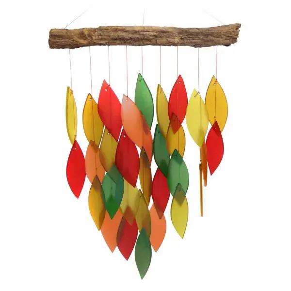 Autumn Harvest Glass Waterfall Wind Chime 1