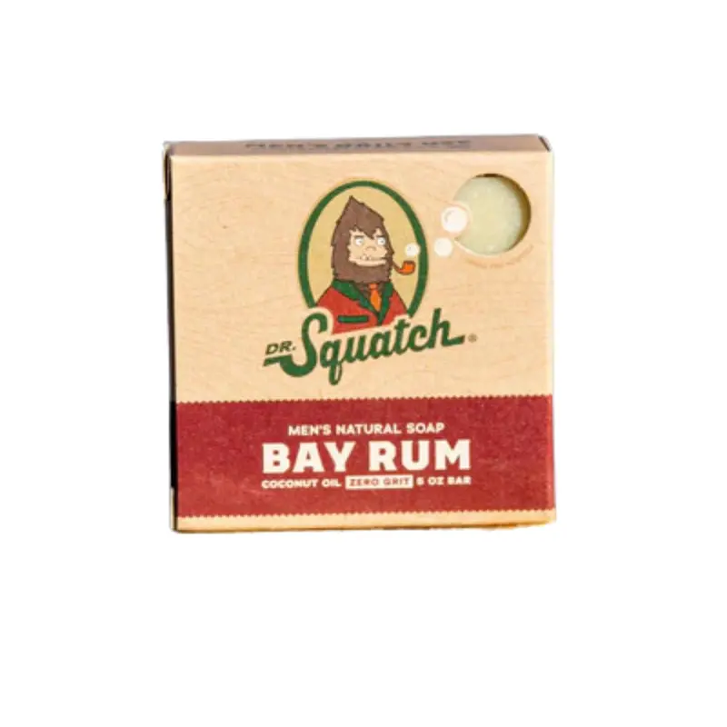 Bay Rum All-Natural Men’S Bar Soap By Dr. Squatch – Classic Spiced 1.39 Oz 1