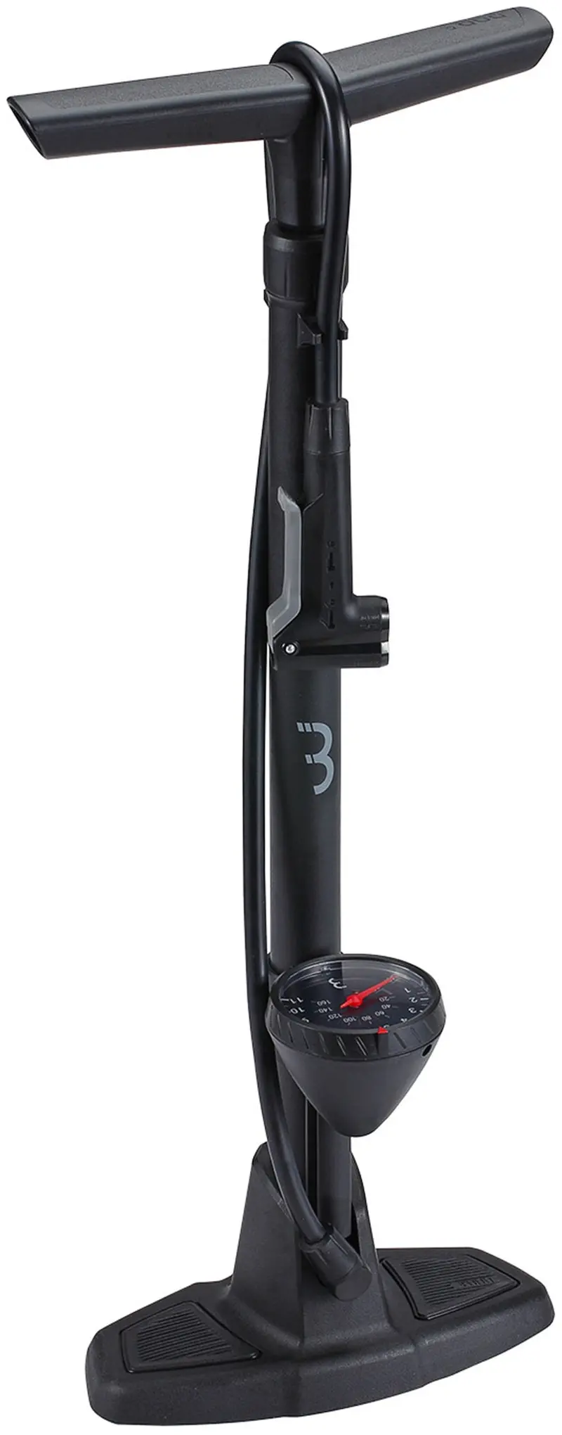 Bbb Airwave Floor Pump With Dualhead 3.0 – High-Pressure Black Bike Pump 1