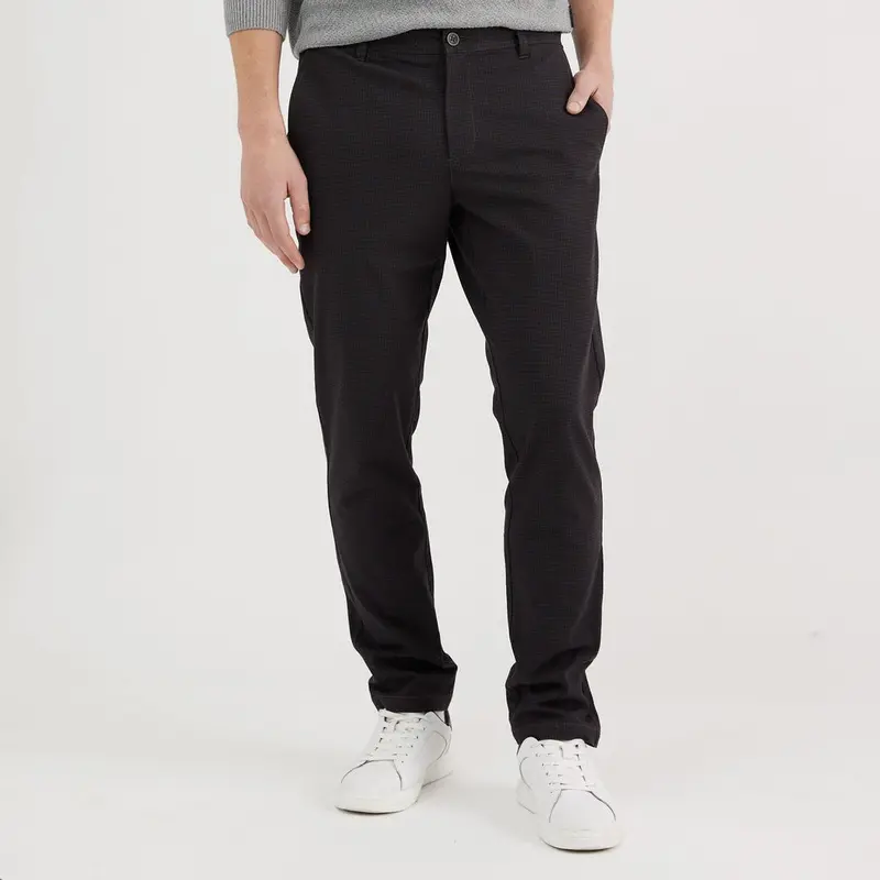 Ben Sherman Slim-Fit Derby Check Trousers 1