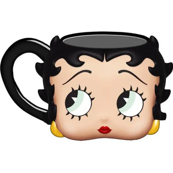 Betty Boop Face Sculpted 18 Oz Ceramic Mug 1