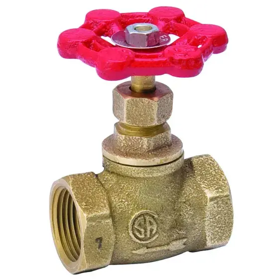 B&K Mueller Southland Brass Stop Valve – 3/4" Fxf, 125 Psi Rated 1