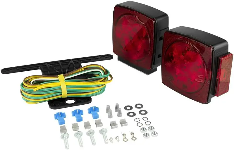 Blazer International C7423 Led Square Submersible Trailer Light Kit 1