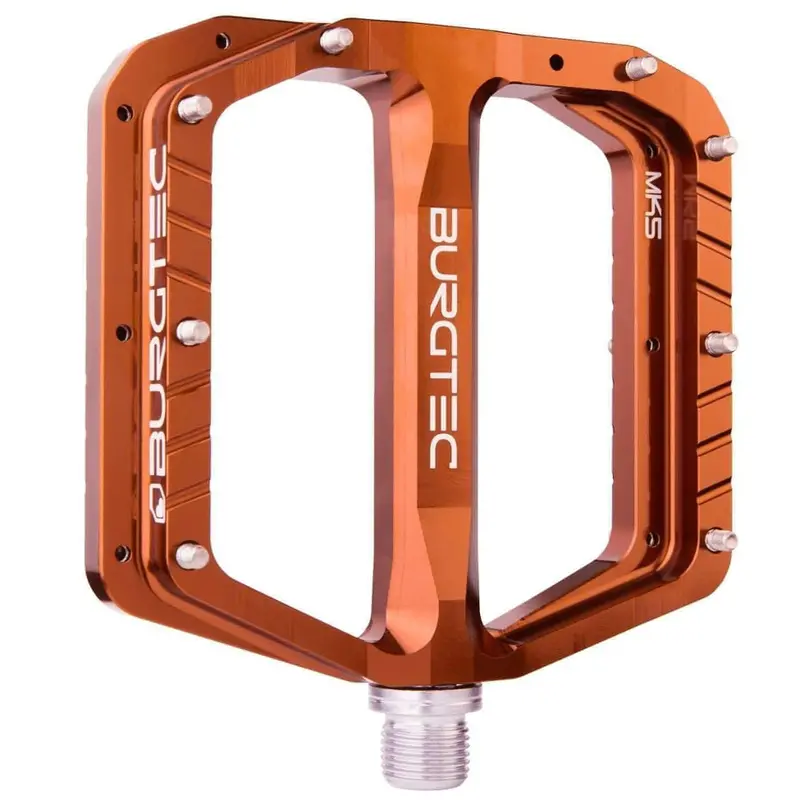 Burgtec Penthouse Mk5 Flat Pedals With Steel Boost Axles – Kash Bronze 1