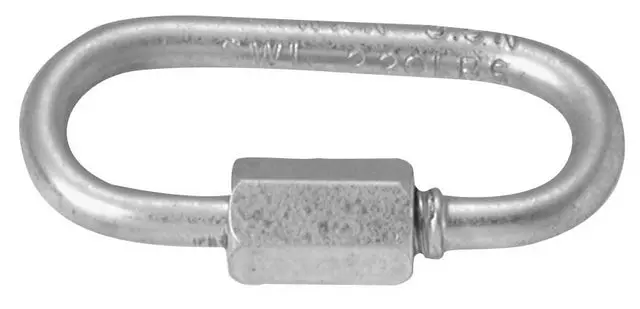 Campbell Chain T7645156V Zinc-Plated Steel Quick Link – 1/2" Width, 4-3/16" Overall Length 1