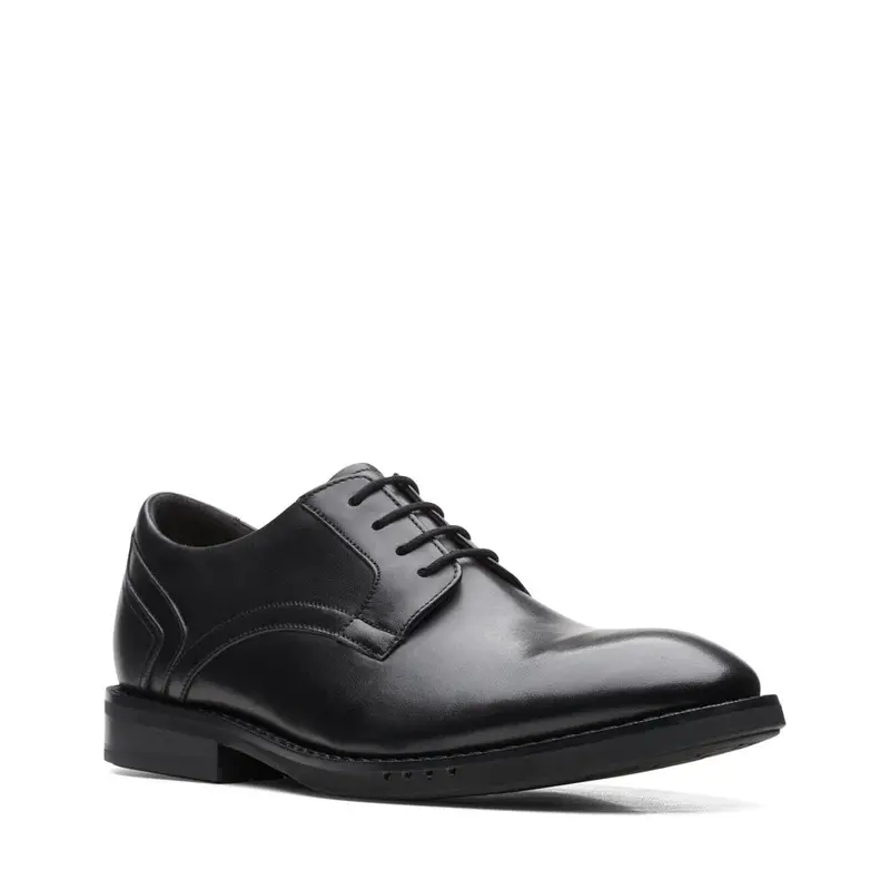 Clarks Un Hugh Lace-Up Leather Dress Shoe 1