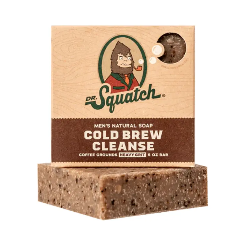 Cold Brew Cleanse All-Natural Men’S Bar Soap From Dr. Squatch – 1.39 Oz 1
