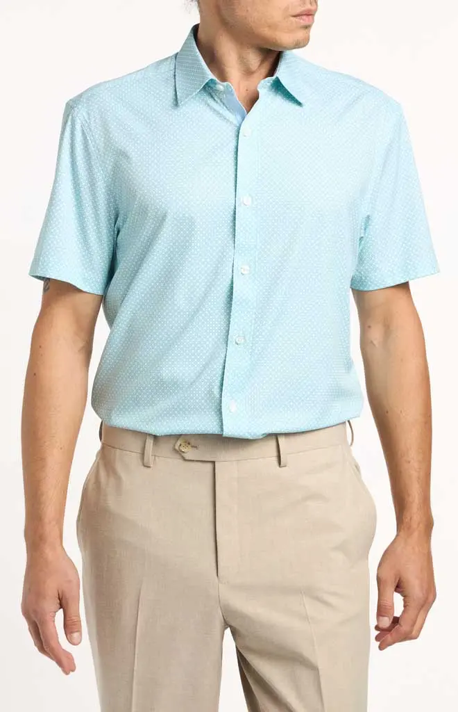 Construct Geo-Print Brushed 4-Way Stretch Shirt 1