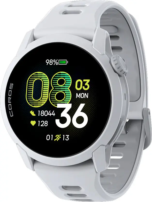 Coros Pace 4 Gps Running Watch With White Silicone Band 1