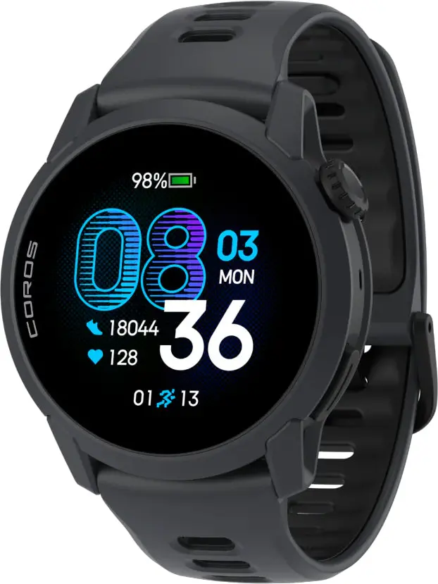 Coros Pace 4 Gps Sport Watch – Black Silicone Strap, Training-Focused Fitness Tracker 1