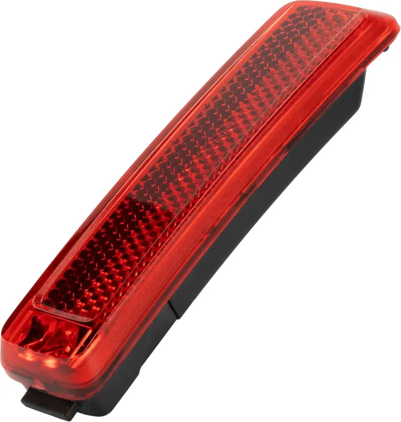 Cube Acid Pro-E Sic Rear Light & Brake-Activated Mudguard Combo (Red) 1