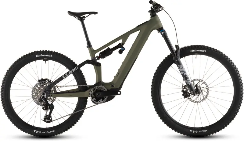 Cube Ams Hybrid One77 C:62 Tm 600X Carbon Full-Suspension E-Mtb 2026 – Reed Green 1