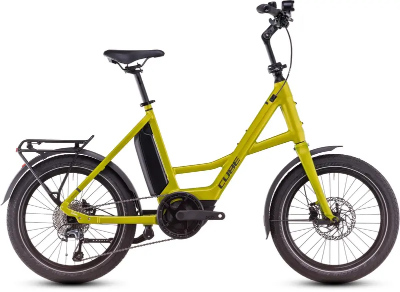 Cube Compact Hybrid 500 Electric Hybrid Bike (2025 Model) – Lizard Green 1