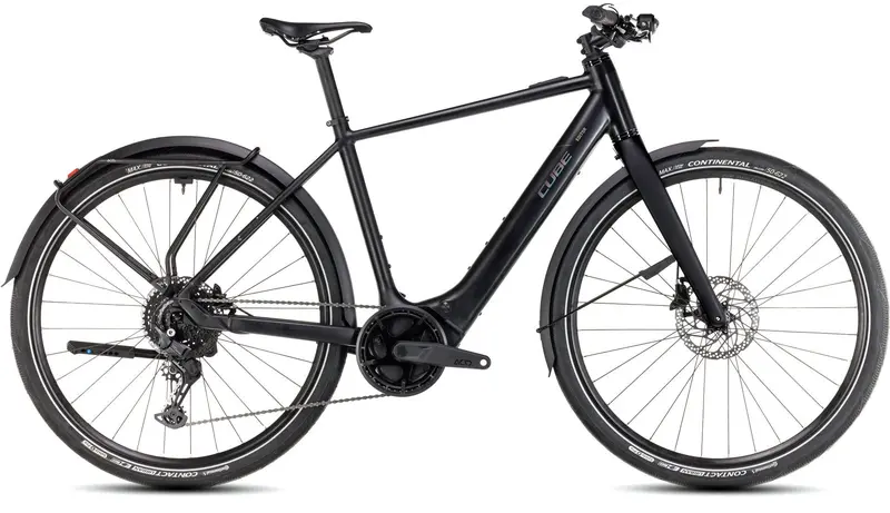 Cube Editor Hybrid Pro Fe 400X Electric Hybrid Bike (2025) – Black 1
